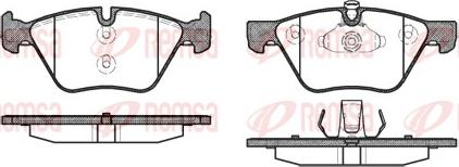 Remsa 1052.00 - Тормозные колодки, дисковые, комплект unicars.by