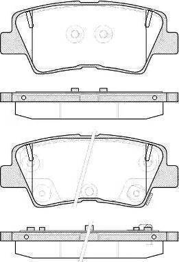 Sangsin Brake SP1401 - Тормозные колодки, дисковые, комплект unicars.by