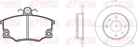 Remsa 8146.00 - Дисковый тормозной механизм, комплект unicars.by