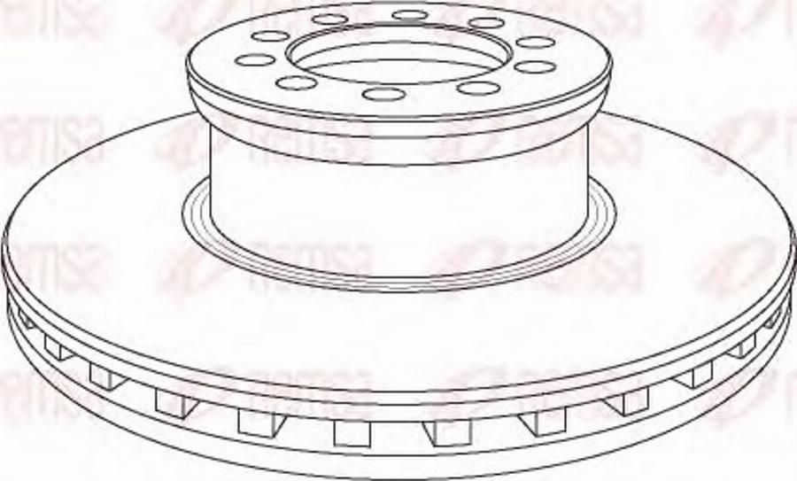 Remsa DCA1053.20 - Тормозной диск unicars.by