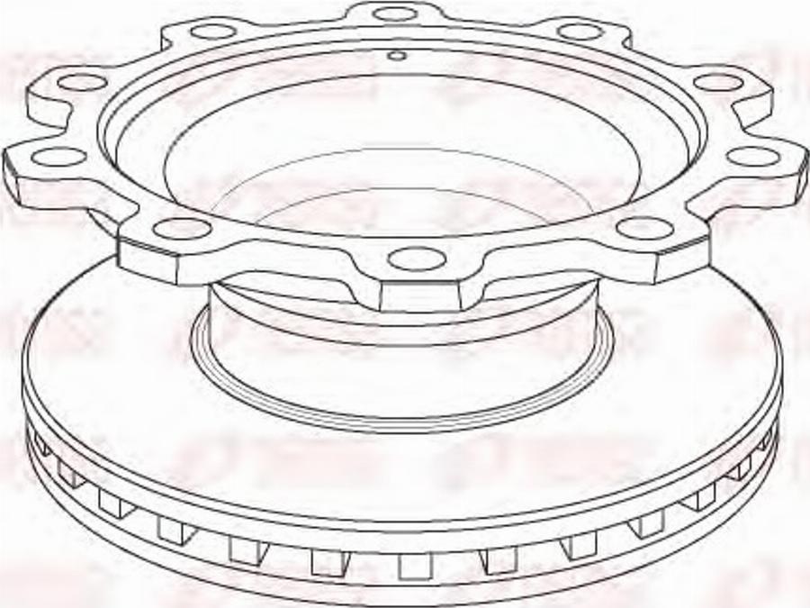 Remsa DCA1083.20 - Тормозной диск unicars.by