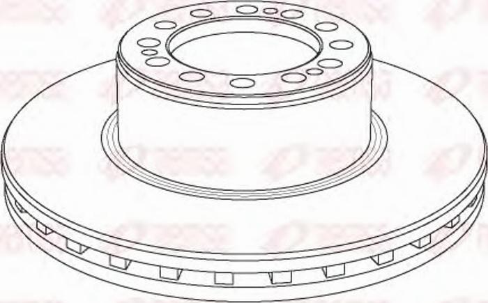 Remsa DCA1079.20 - Тормозной диск unicars.by