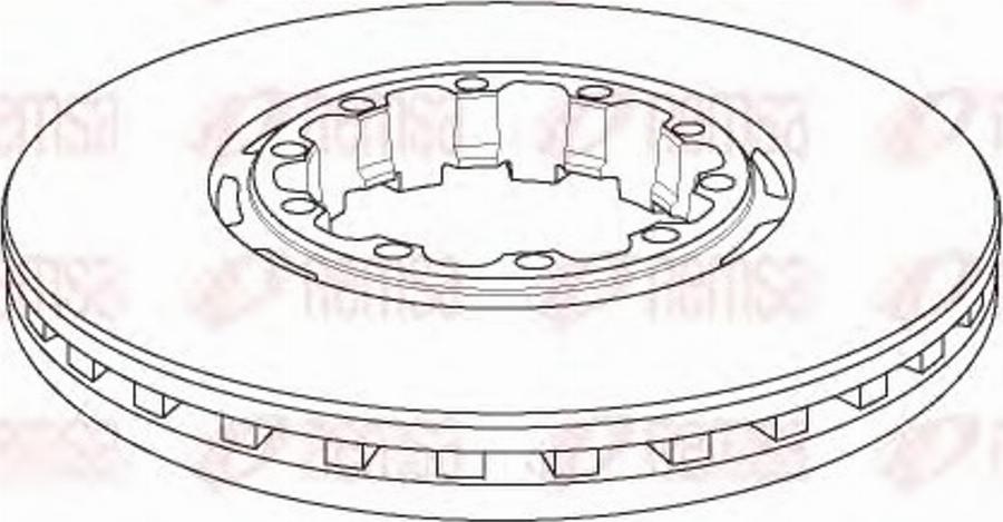 Remsa DCA1153.20 - Тормозной диск unicars.by