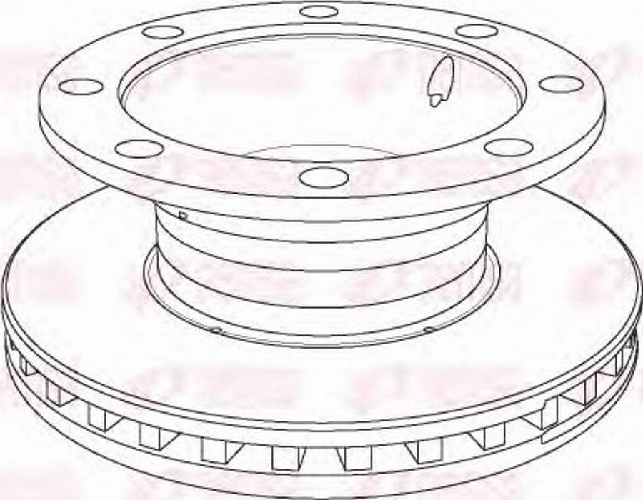 Remsa DCA1106.20 - Тормозной диск unicars.by