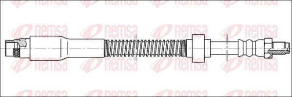 Remsa G1901.34 - Тормозной шланг unicars.by