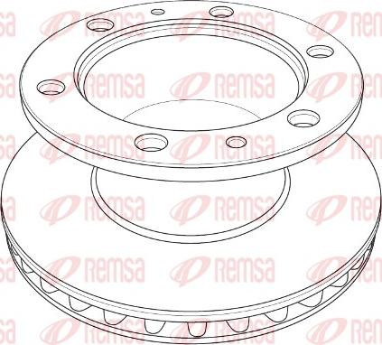 Remsa NCA1212.20 - Тормозной диск unicars.by