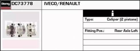 Remy DC73778 - Тормозной суппорт unicars.by