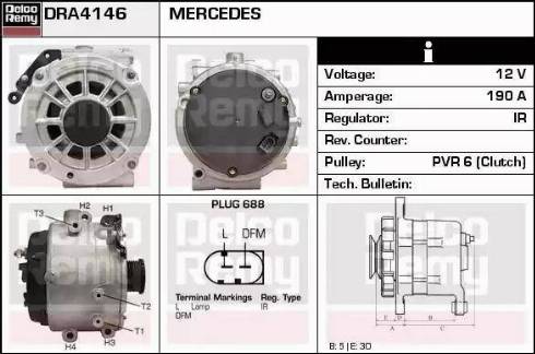 Remy DRA4146N - Генератор unicars.by