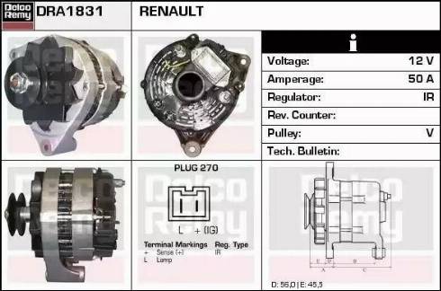 Remy DRA1831 - Генератор unicars.by