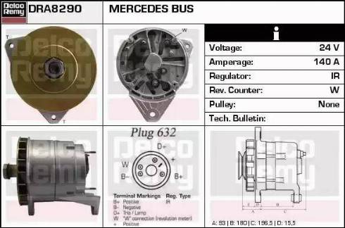 Remy DRA8290 - Генератор unicars.by