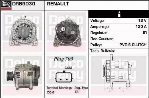 Remy DRB9030 - Генератор unicars.by