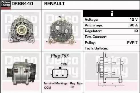 Remy DRB6440 - Генератор unicars.by