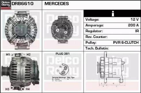 Remy DRB6610 - Генератор unicars.by