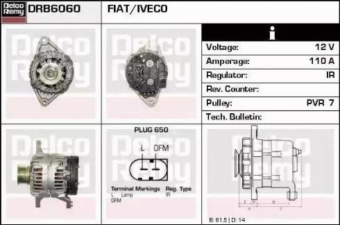 Remy DRB6060 - Генератор unicars.by