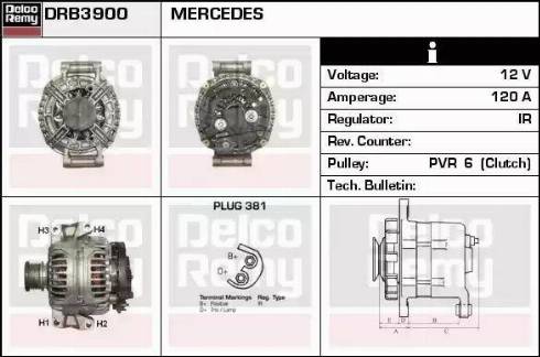 Remy DRB3900 - Генератор unicars.by