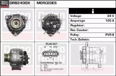 Remy DRB2400X - Генератор unicars.by