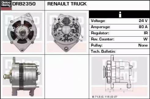 Remy DRB2350 - Генератор unicars.by