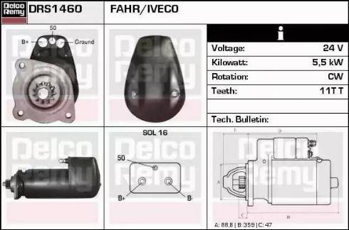 Remy DRS1460 - Стартер unicars.by