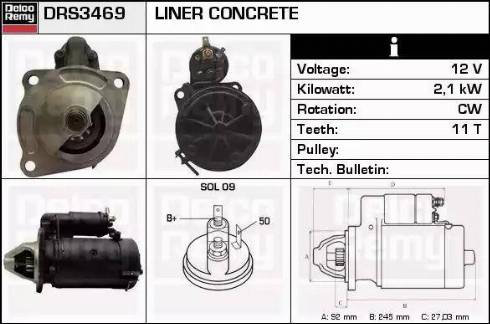 Remy DRS3469 - Стартер unicars.by