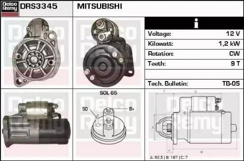 Remy DRS3345 - Стартер unicars.by
