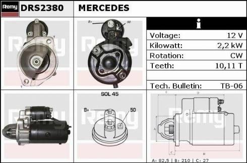 Remy DRS2380X - Стартер unicars.by