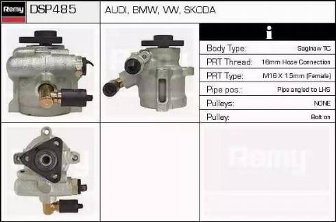 Remy DSP485 - Гидравлический насос, рулевое управление, ГУР unicars.by