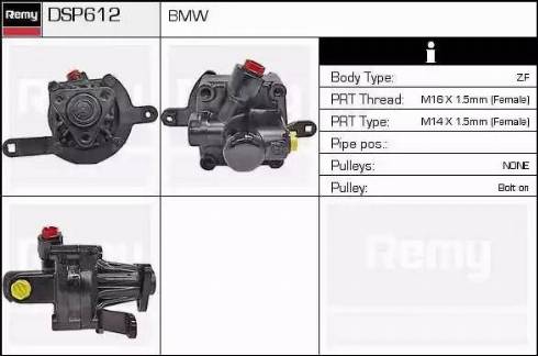 Remy DSP612 - Гидравлический насос, рулевое управление, ГУР unicars.by