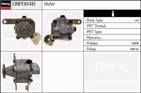 Remy DSP084B - Гидравлический насос, рулевое управление, ГУР unicars.by