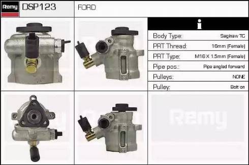 Remy DSP123 - Гидравлический насос, рулевое управление, ГУР unicars.by