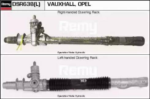 Remy DSR638L - Рулевой механизм, рейка unicars.by