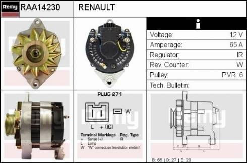 Remy RAA14230 - Генератор unicars.by