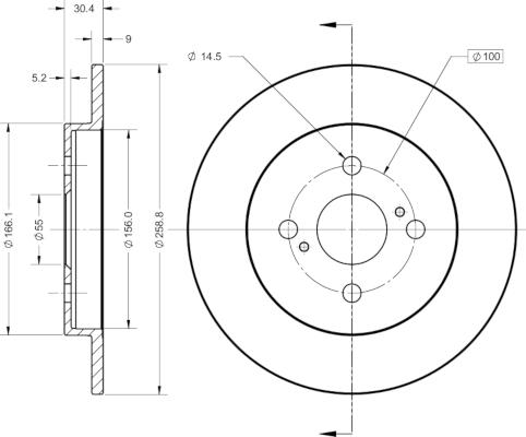 Remy RAD1452C - Тормозной диск unicars.by