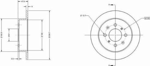 Remy RAD1468C - Тормозной диск unicars.by