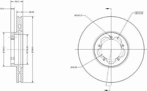 Remy RAD1410C - Тормозной диск unicars.by