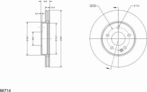 Remy RAD1483C - Тормозной диск unicars.by