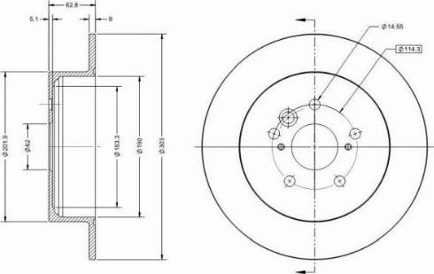 Remy RAD1501C - Тормозной диск unicars.by