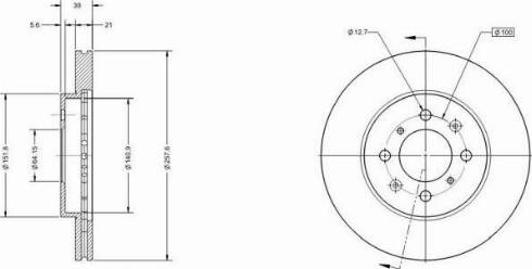 Remy RAD1507C - Тормозной диск unicars.by