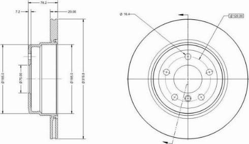 Remy RAD1529C - Тормозной диск unicars.by