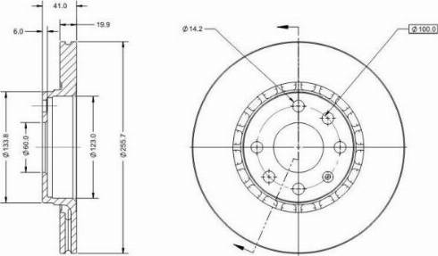 Remy RAD1521C - Тормозной диск unicars.by