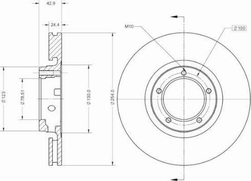 Remy RAD1574C - Тормозной диск unicars.by