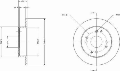 Remy RAD1654C - Тормозной диск unicars.by