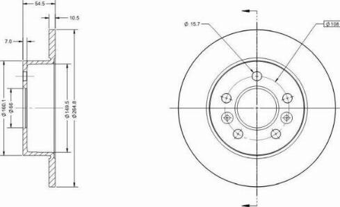 Remy RAD1658C - Тормозной диск unicars.by