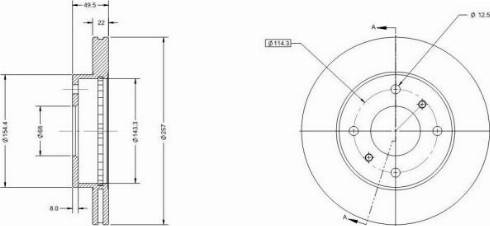 Remy RAD1609C - Тормозной диск unicars.by