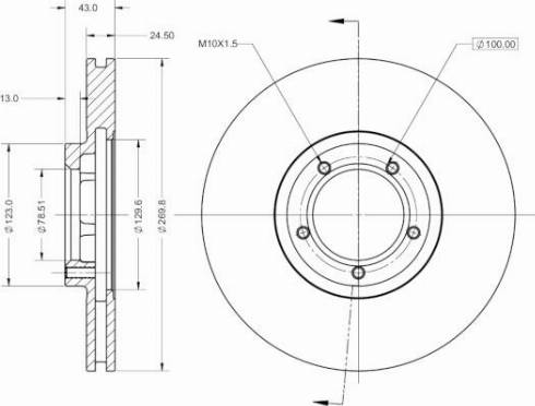 Remy RAD1601C - Тормозной диск unicars.by