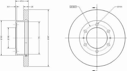 Remy RAD1634C - Тормозной диск unicars.by