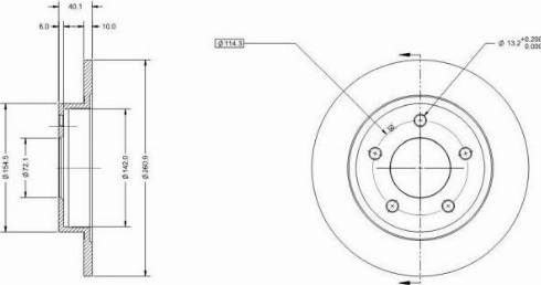 Remy RAD1670C - Тормозной диск unicars.by