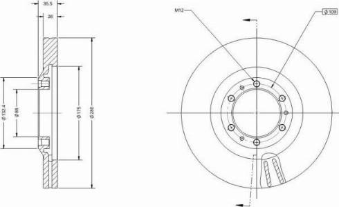 Remy RAD1671C - Тормозной диск unicars.by