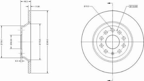 Remy RAD1044C - Тормозной диск unicars.by