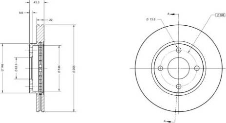 Remy RAD1011C - Тормозной диск unicars.by