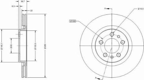 Remy RAD1012C - Тормозной диск unicars.by